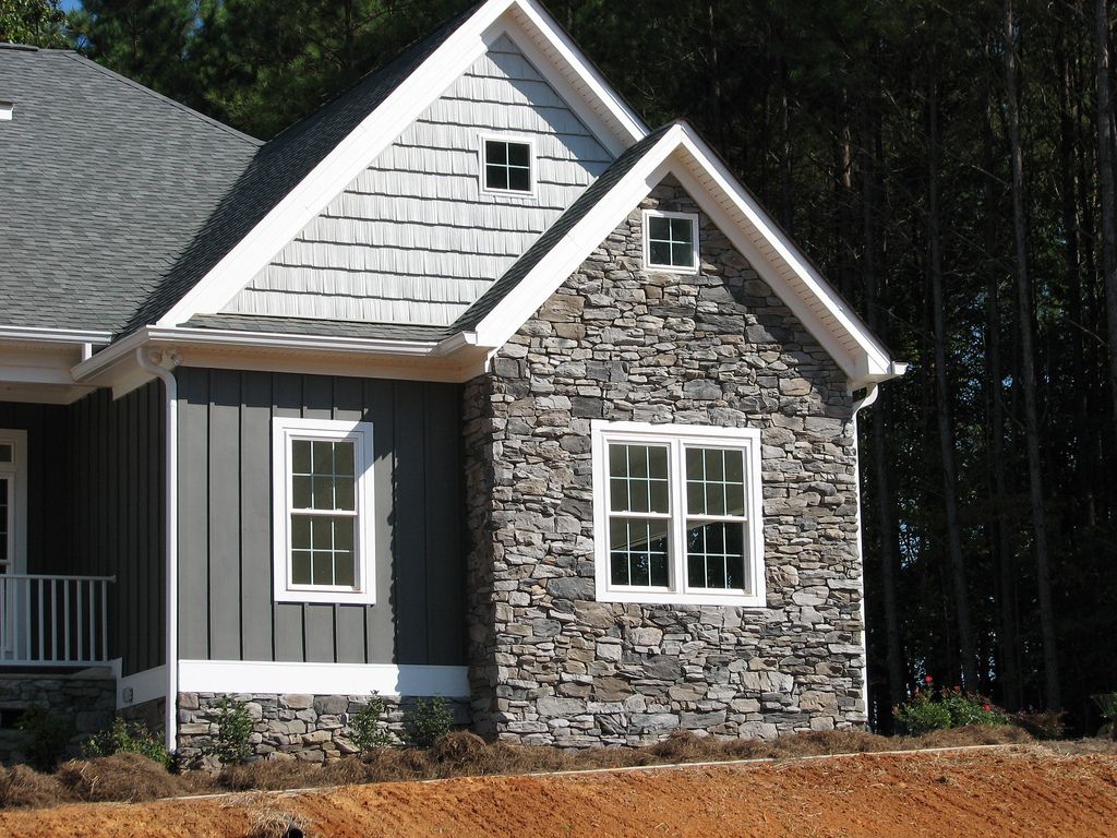 House with new roof and siding